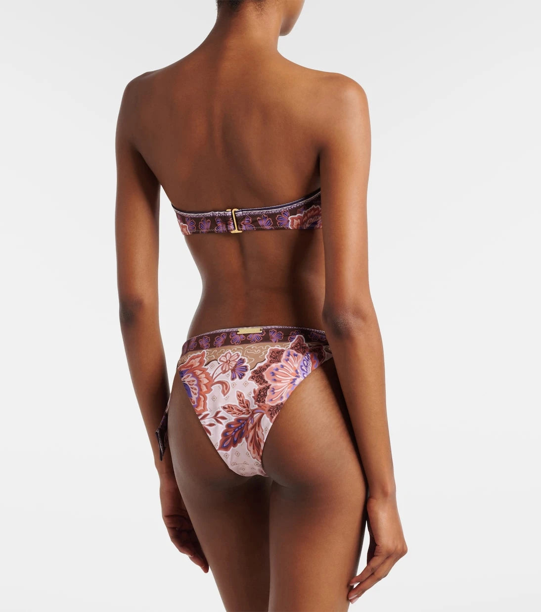 Alexandra Miro - Savannah printed bandeau bikini top