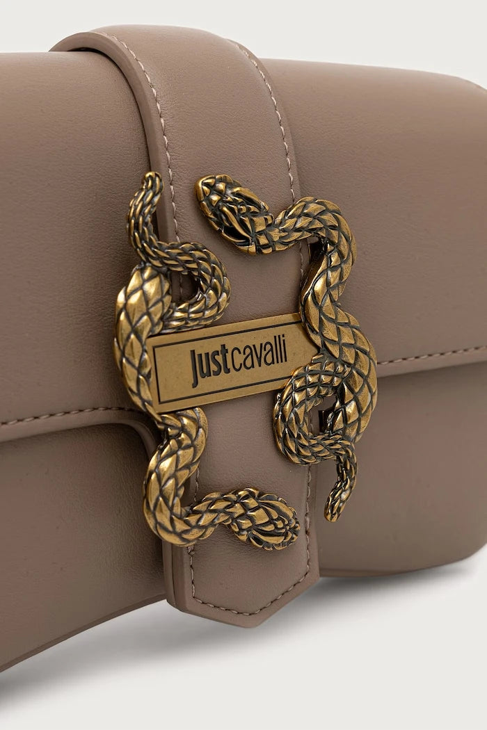 Just Cavalli suni deri kadın crossbody çanta