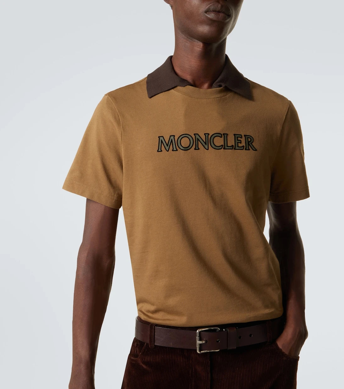 Moncler - Logo cotton jersey T-shirt