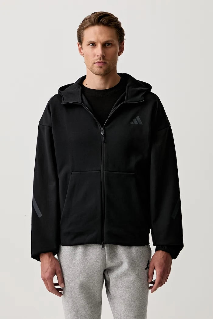 adidas суичър с цип мъжки с памук Z.N.E.