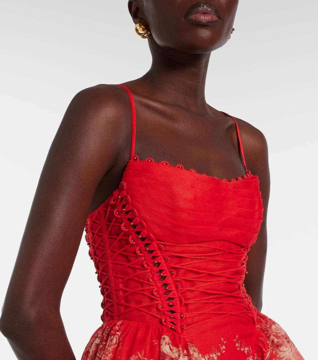 Zimmermann - Rebellion linen and silk minidress