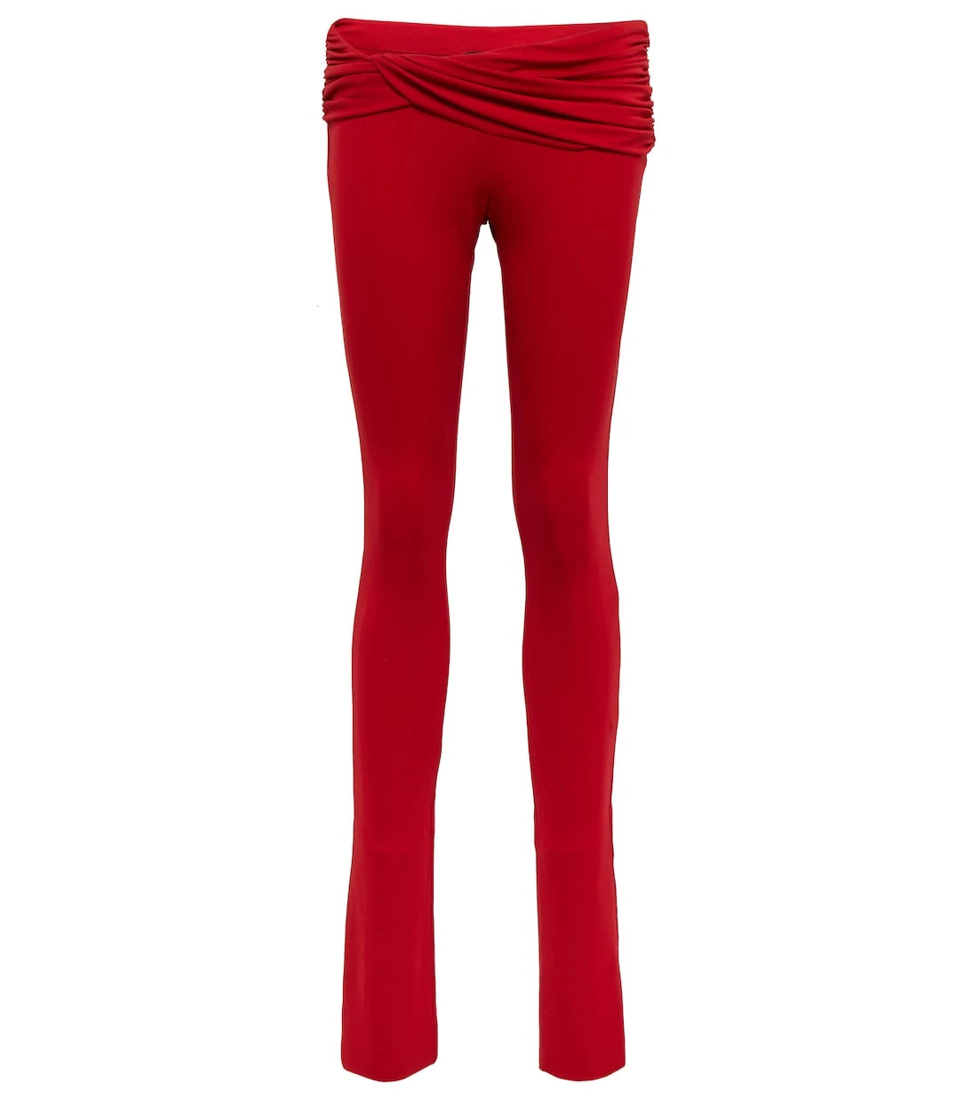 Blumarine - Ruched low-rise pants