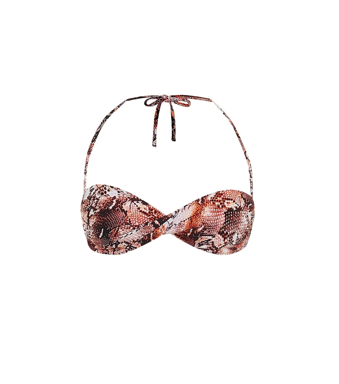 Melissa Odabash - Martinique snake-effect bikini top