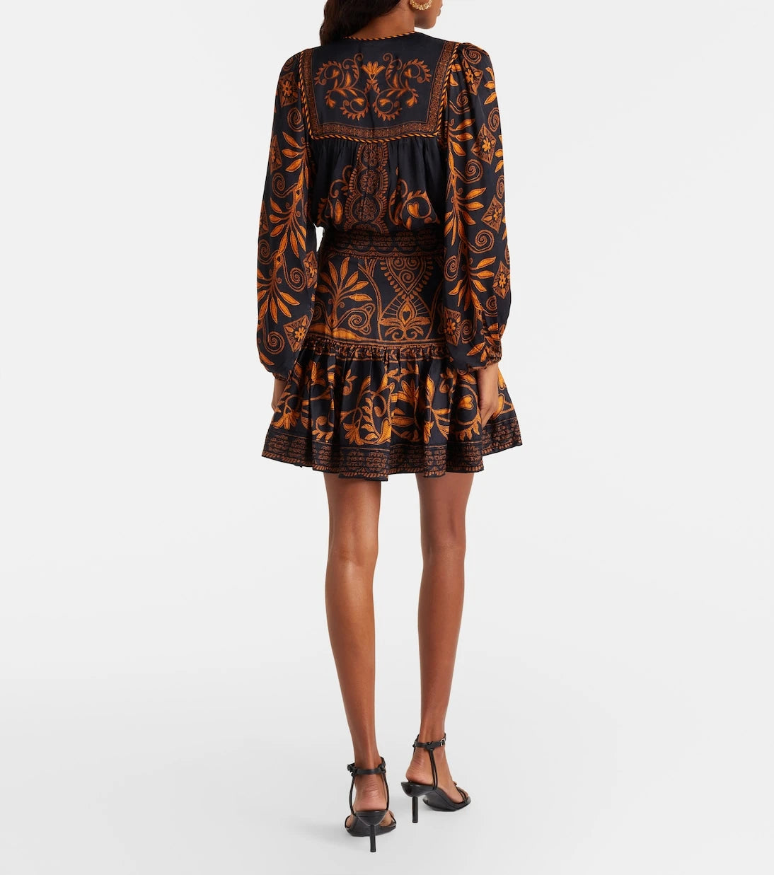 Farm Rio - Cornely Ainika embroidered miniskirt