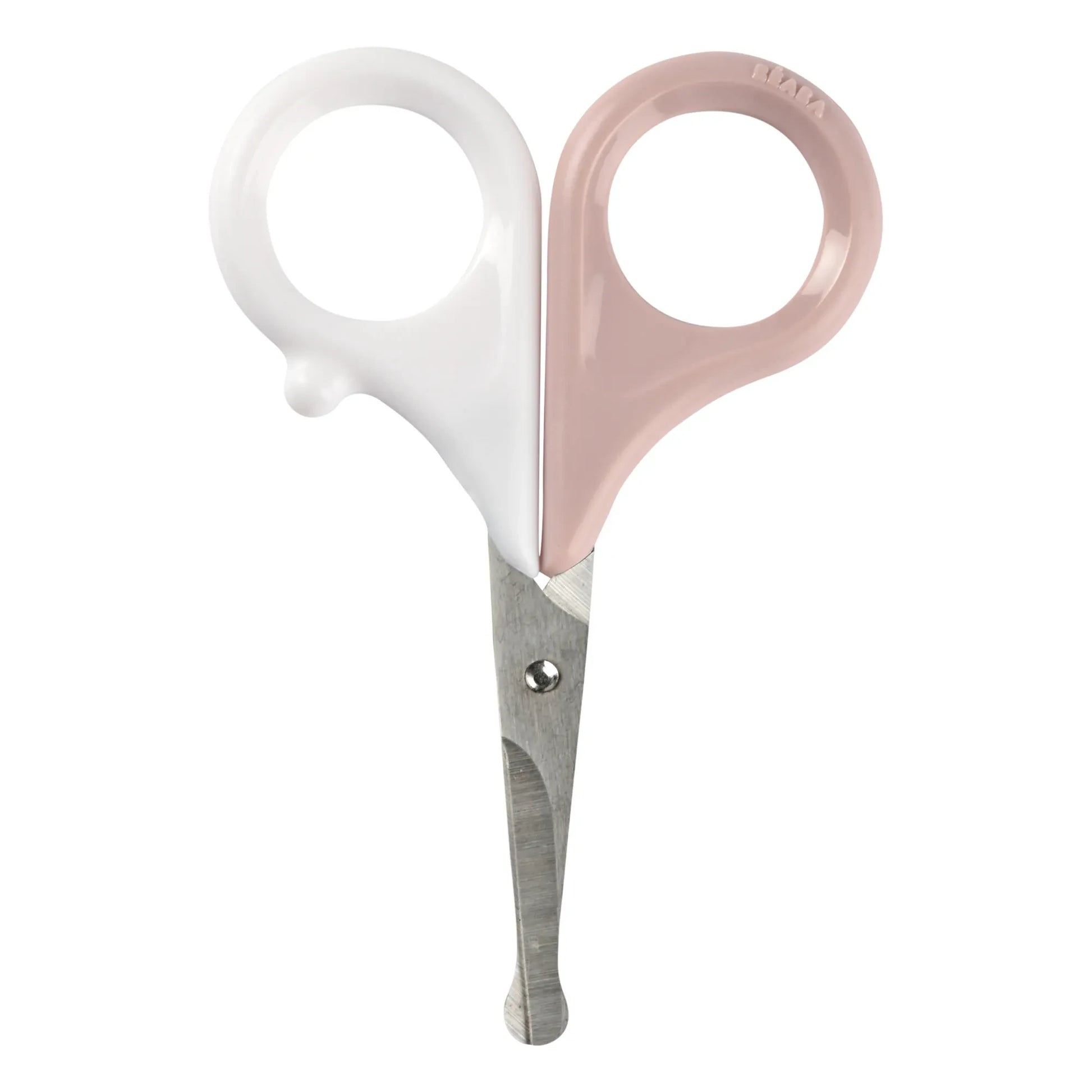 Béaba - Baby Rounded Tip Scissors | Pale Pink