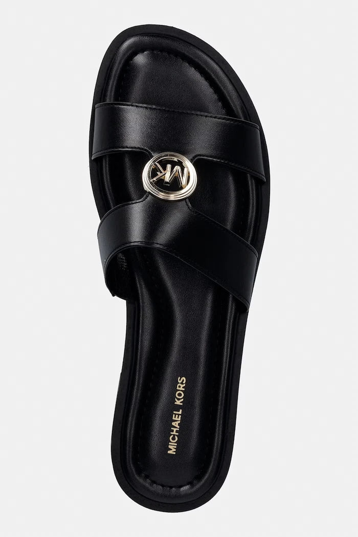 MICHAEL Michael Kors Джапанки женски кожени Erin Flat Sandal