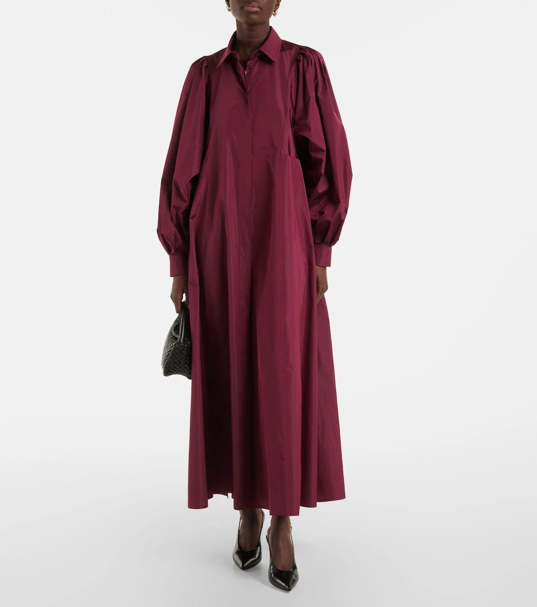 Max Mara - Pucci pleated taffetta maxi dress