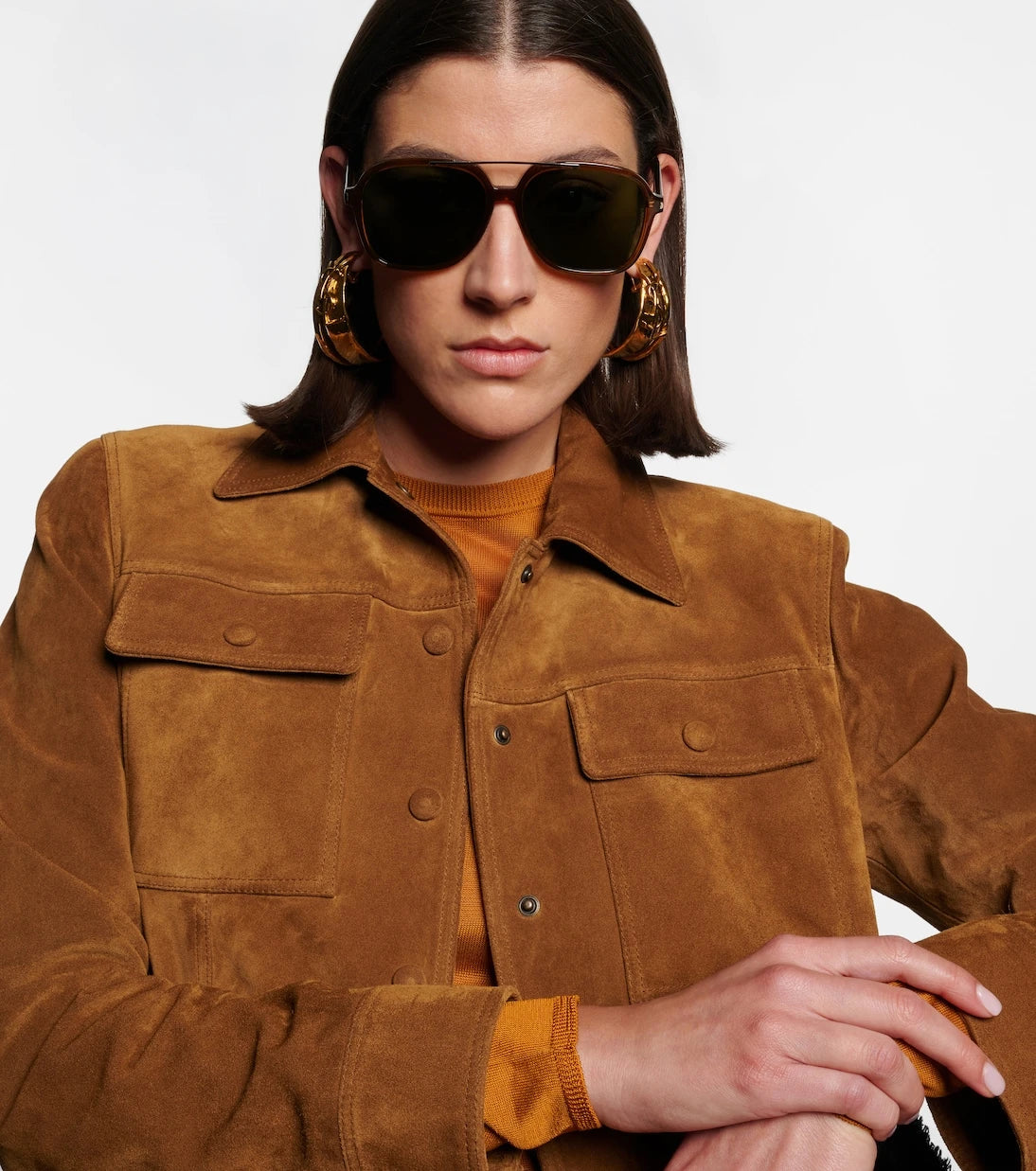 Saint Laurent - Corner Angle square sunglasses