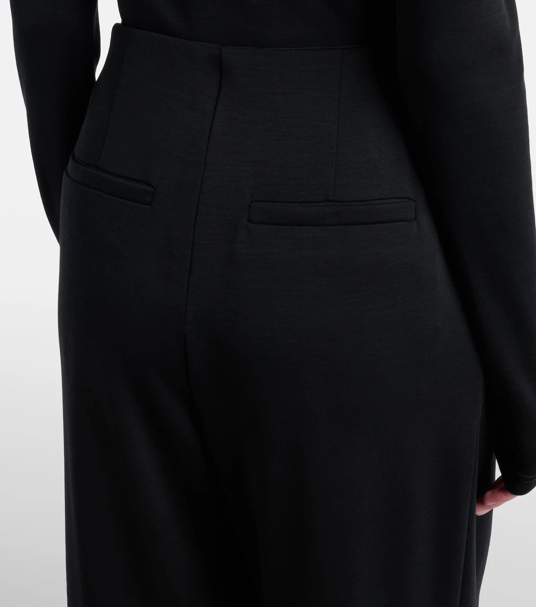 Max Mara - Cocco virgin wool jersey wide-leg pants