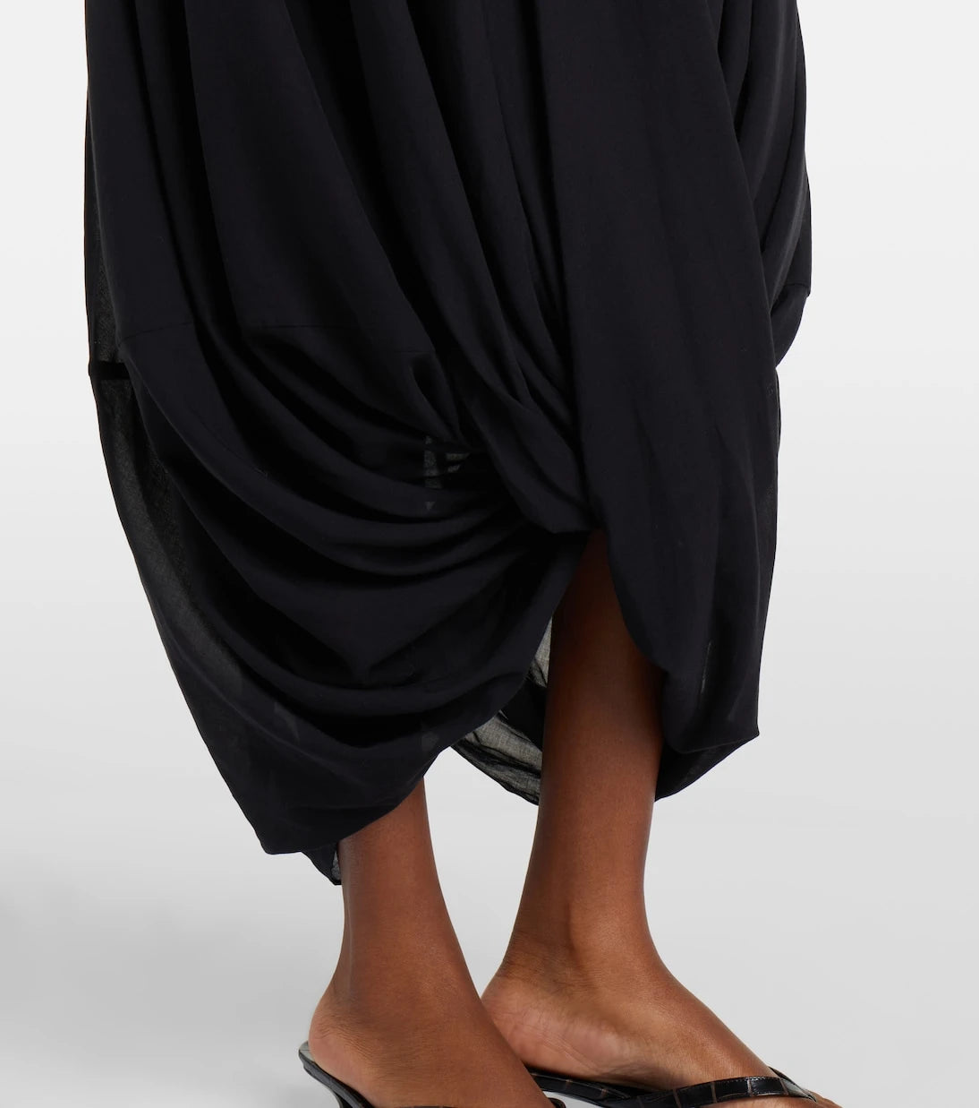 Toteme - Draped midi skirt