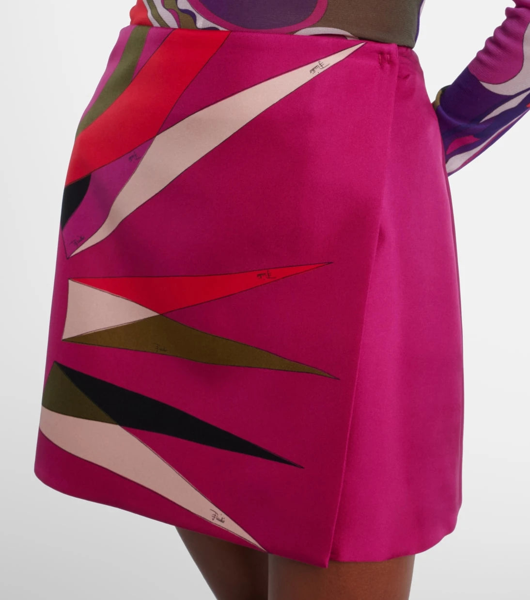 Pucci - Stella silk wrap skirt