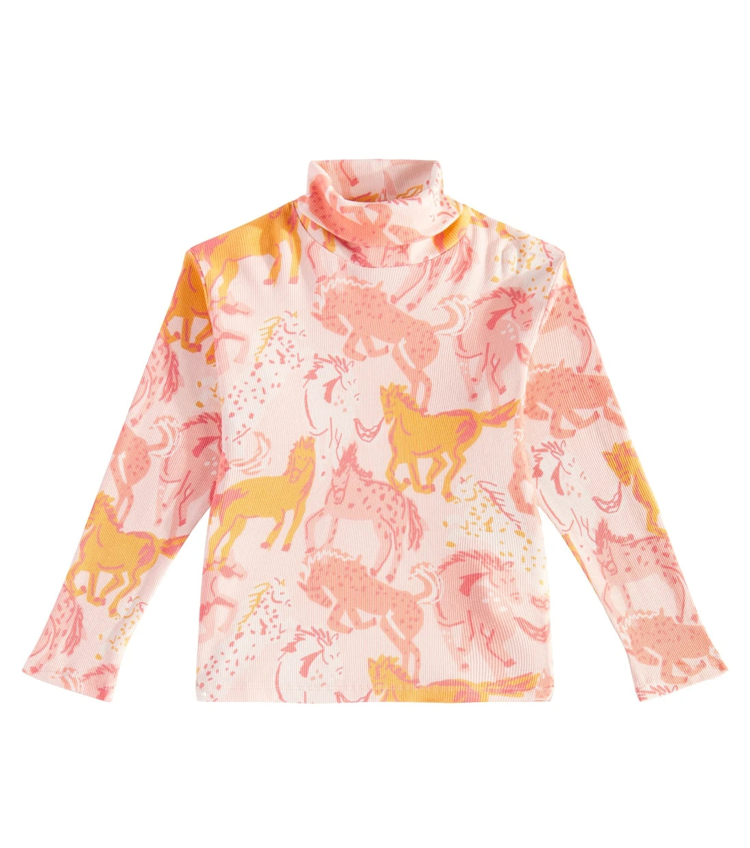 Stella McCartney Kids - Printed cotton-blend turtleneck top