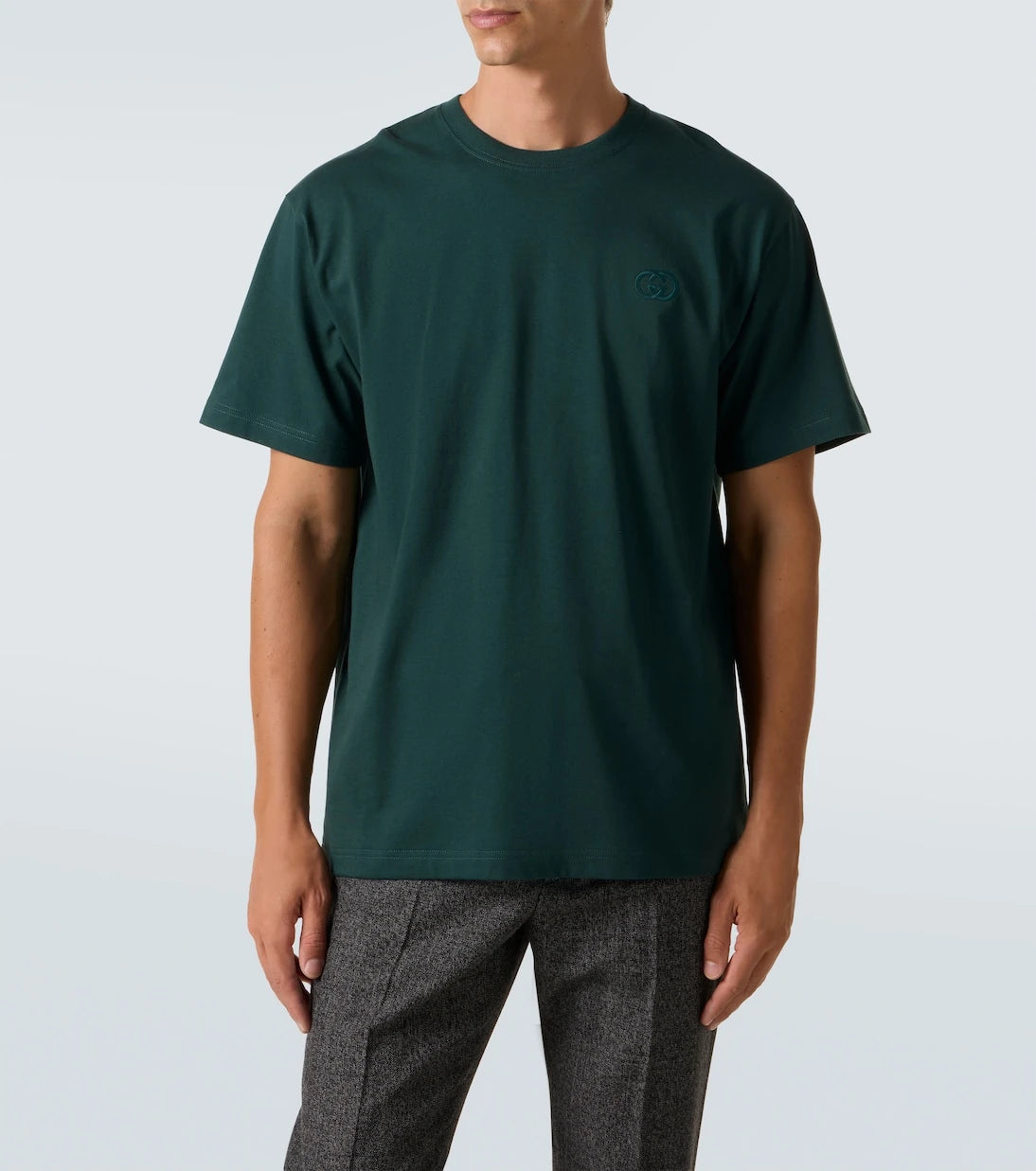 Gucci - Double G cotton jersey T-shirt