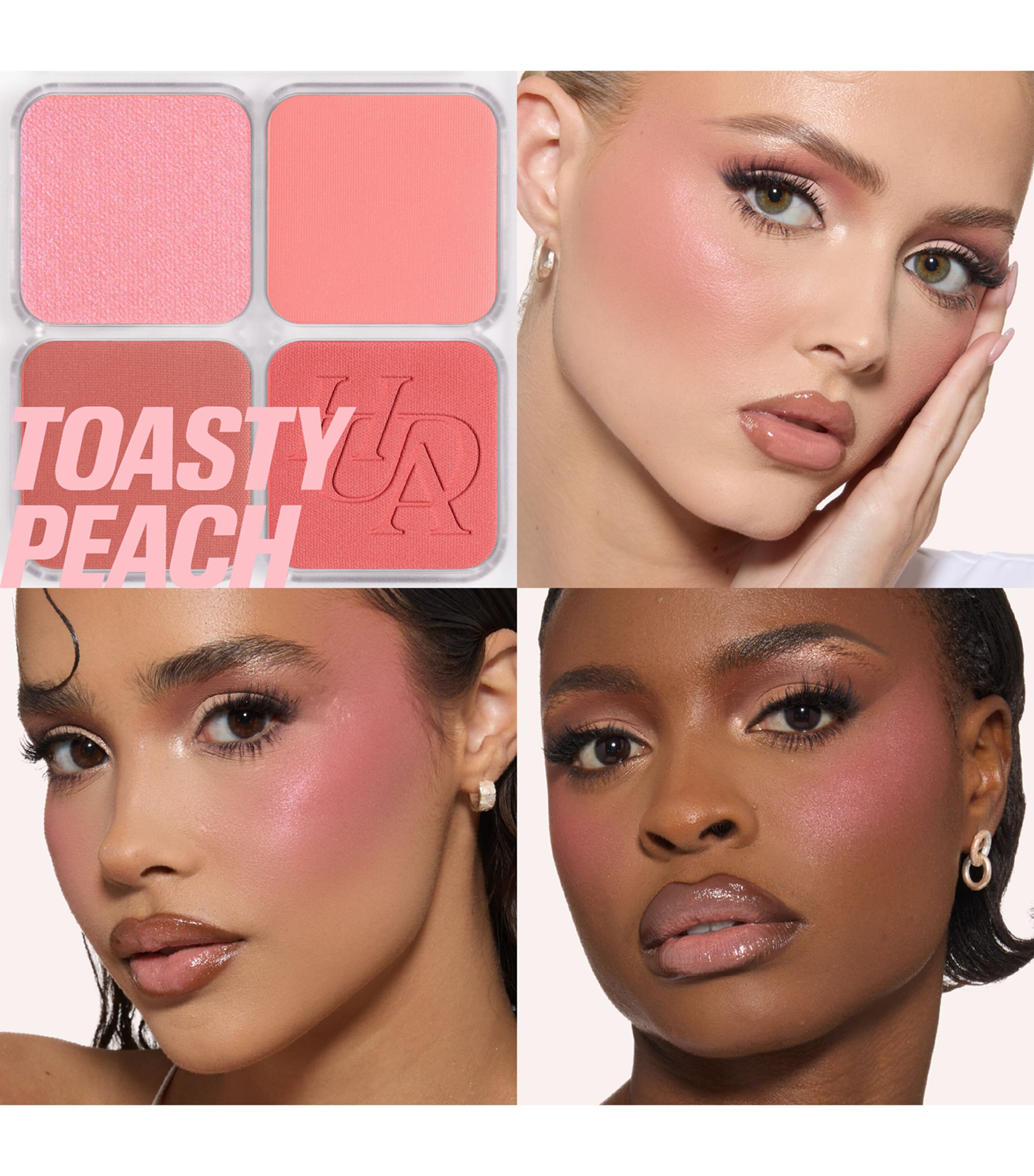 Blush Filter Blurring Blushlighters Palette - Toasty Pink