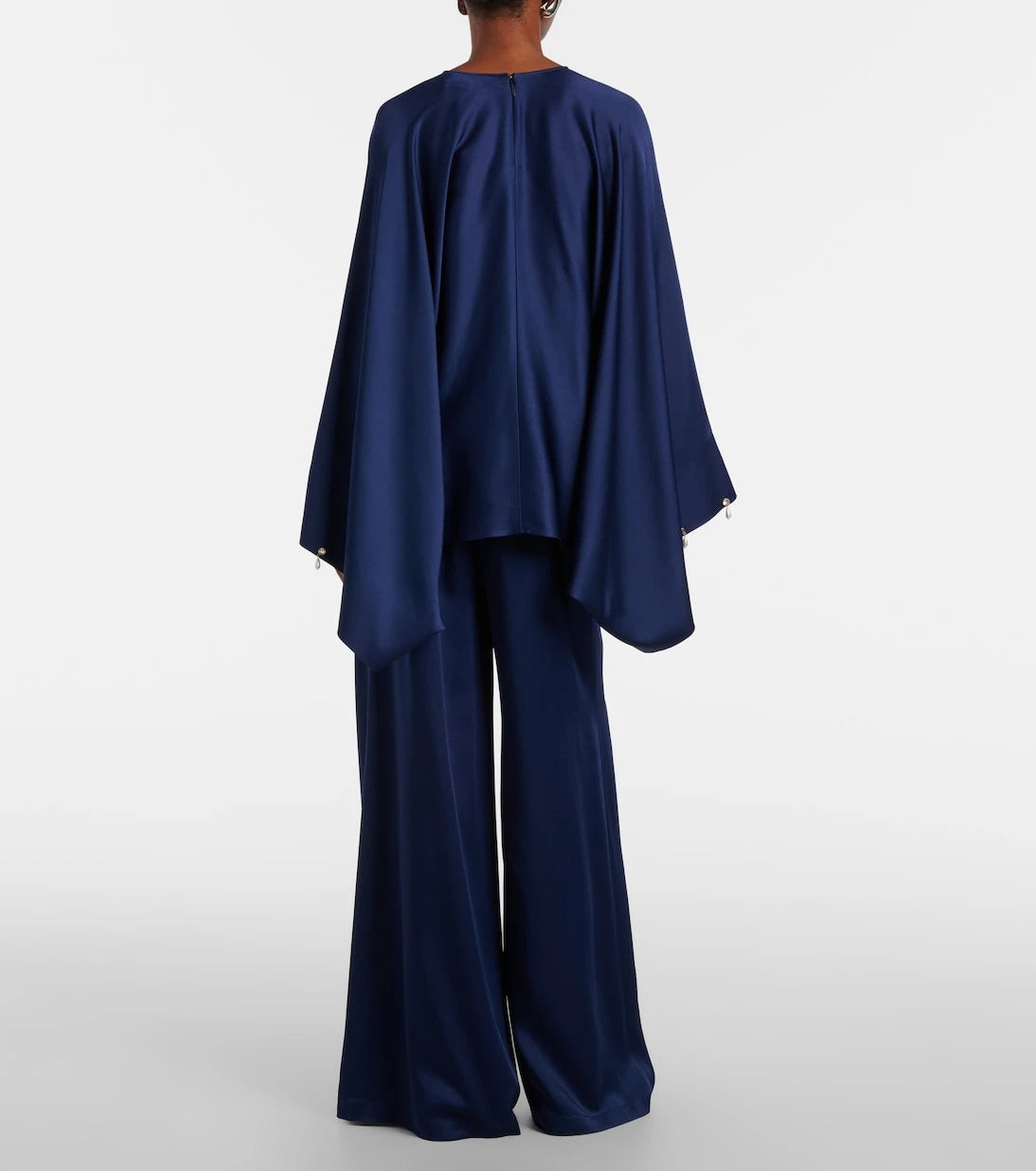 Stella McCartney - Satin wide-leg pants