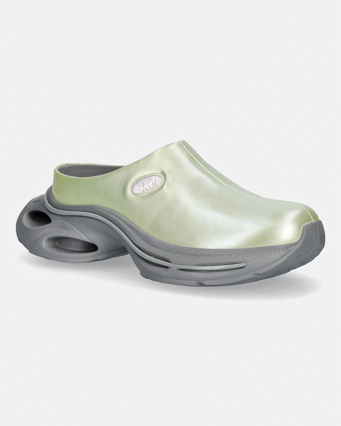 Koi Footwear чехли сабо дамски Lime Waves Chunky Slip On