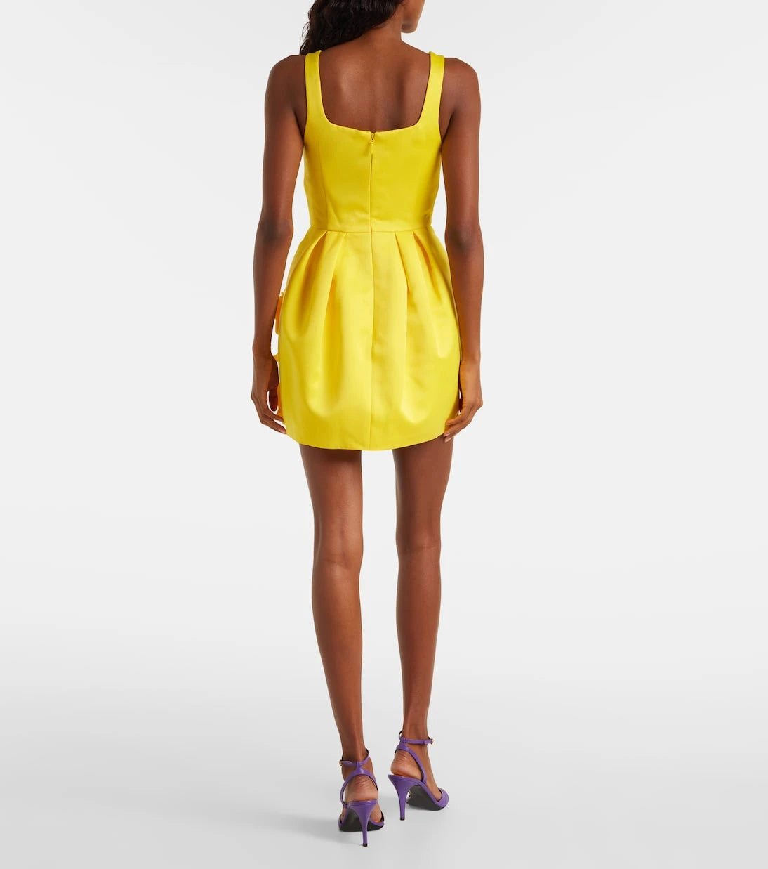 Leo Lin - Piper floral-appliqué minidress