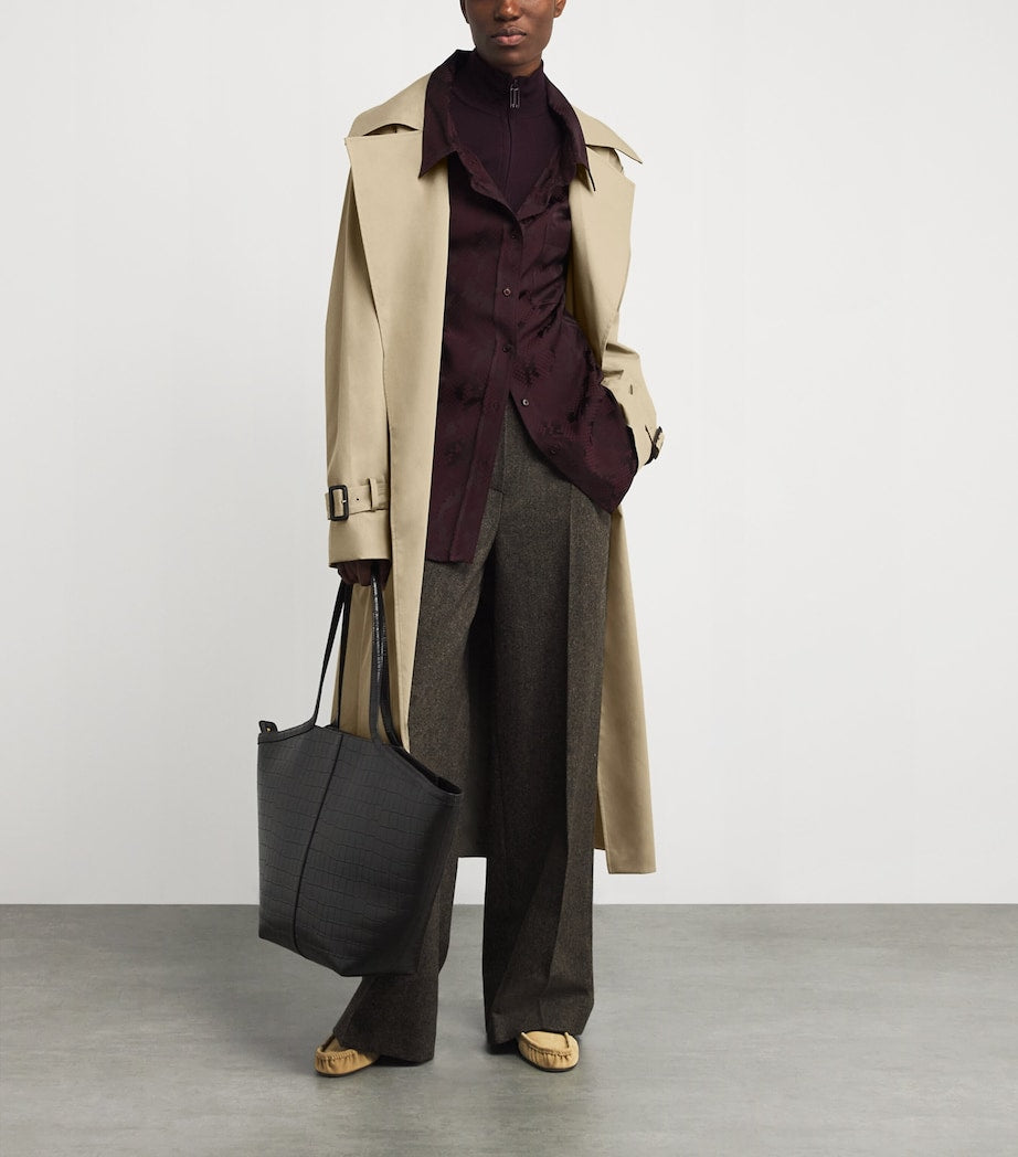 CAMILLA AND MARC Green Minaret Trench Coat