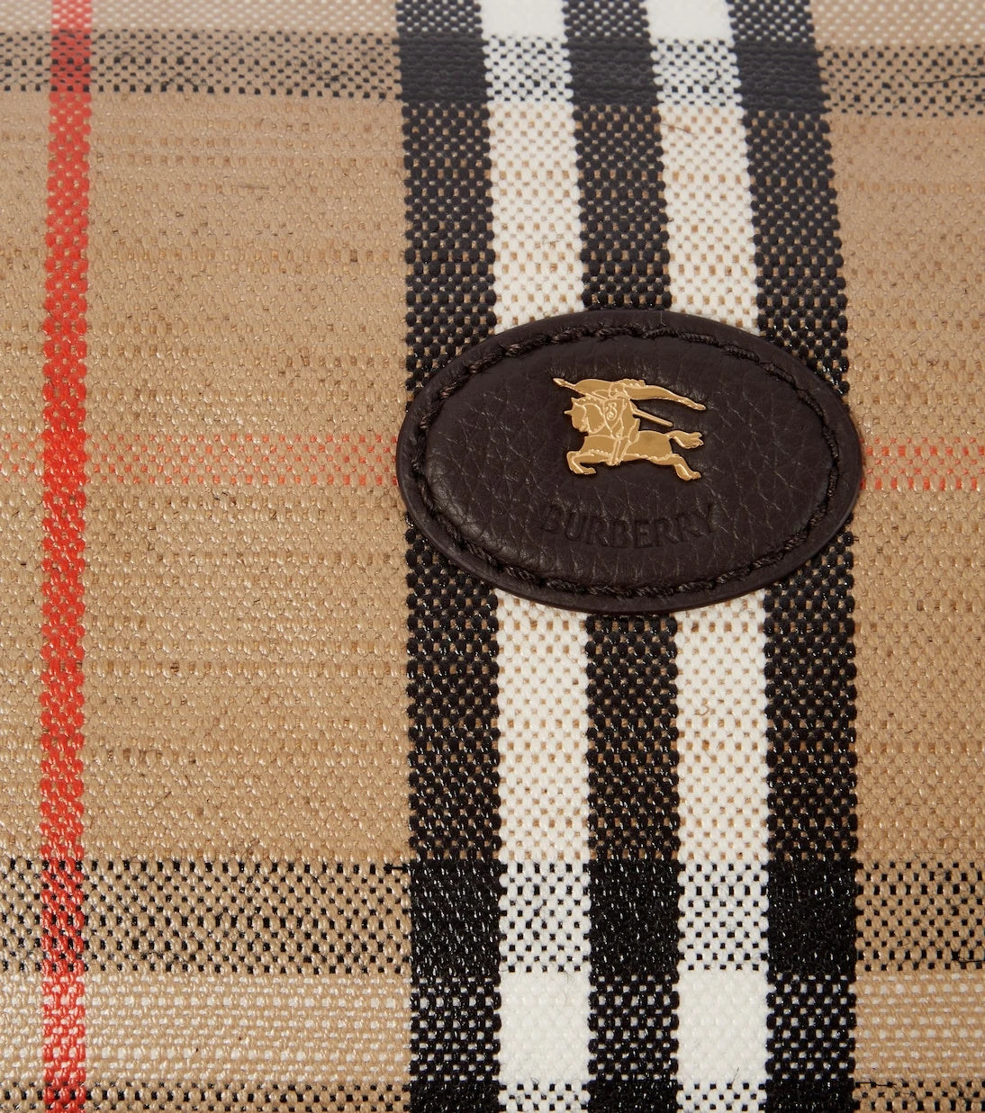 Burberry - حقيبة أدوات الزينة كاروهات من بربري