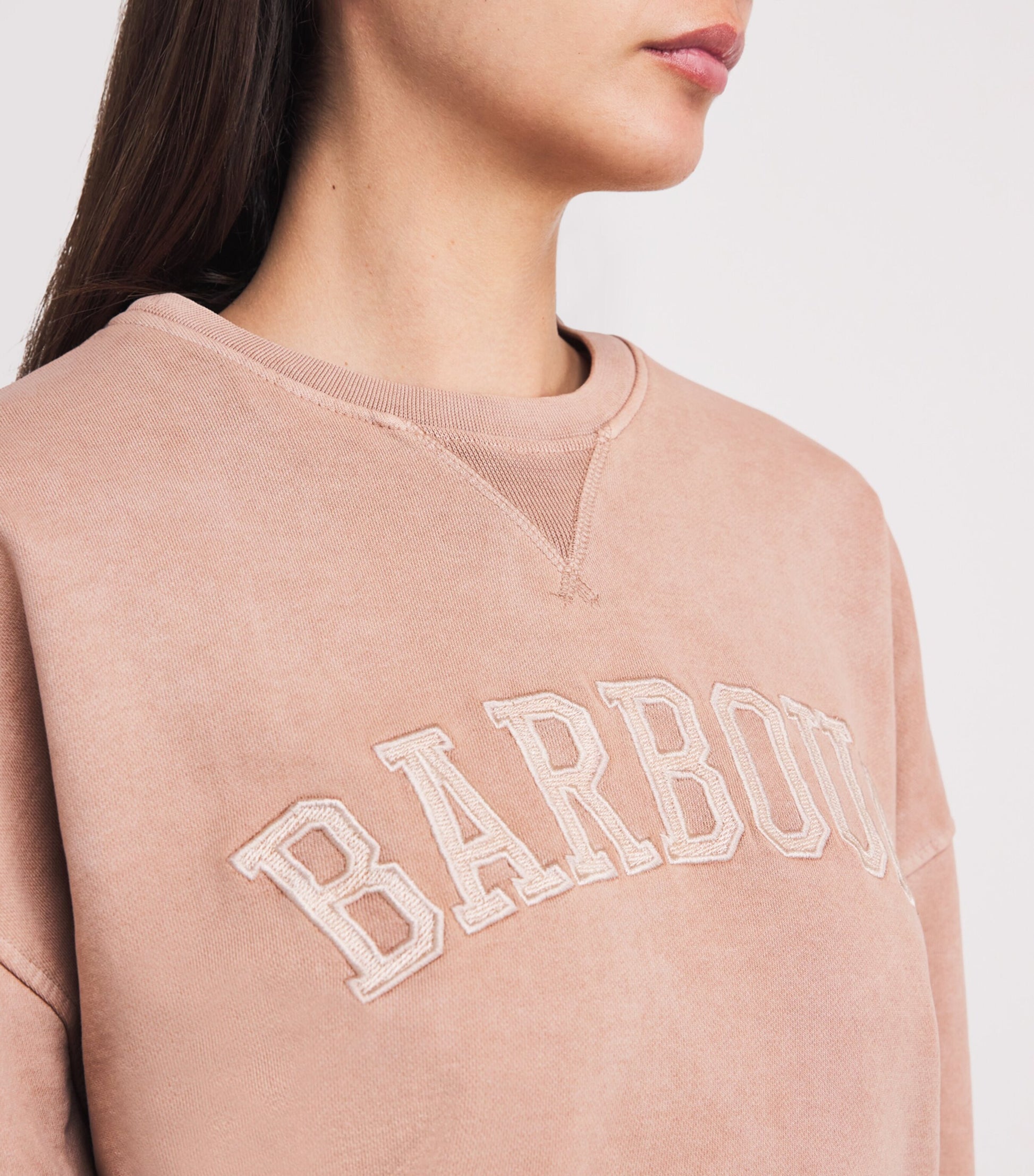 Barbour Brown Cotton Millie Sweatshirt