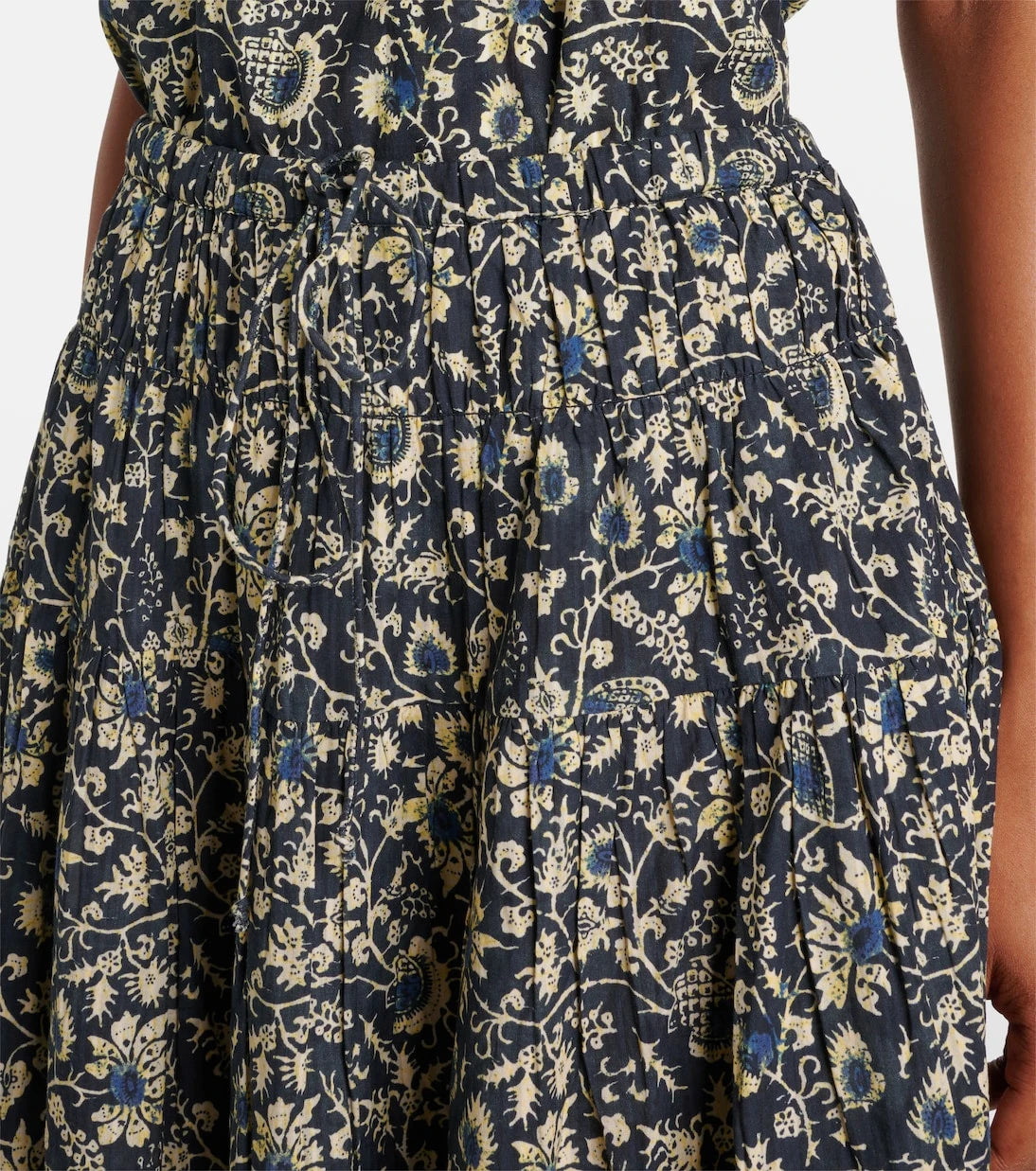 Ulla Johnson - Avia pleated cotton-blend midi skirt