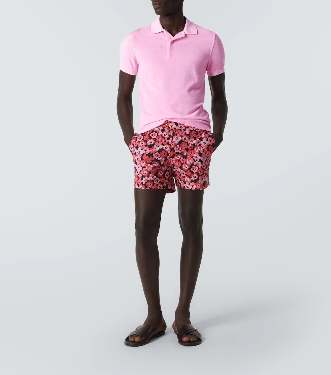 Tom Ford - Cotton-blend terry polo shirt