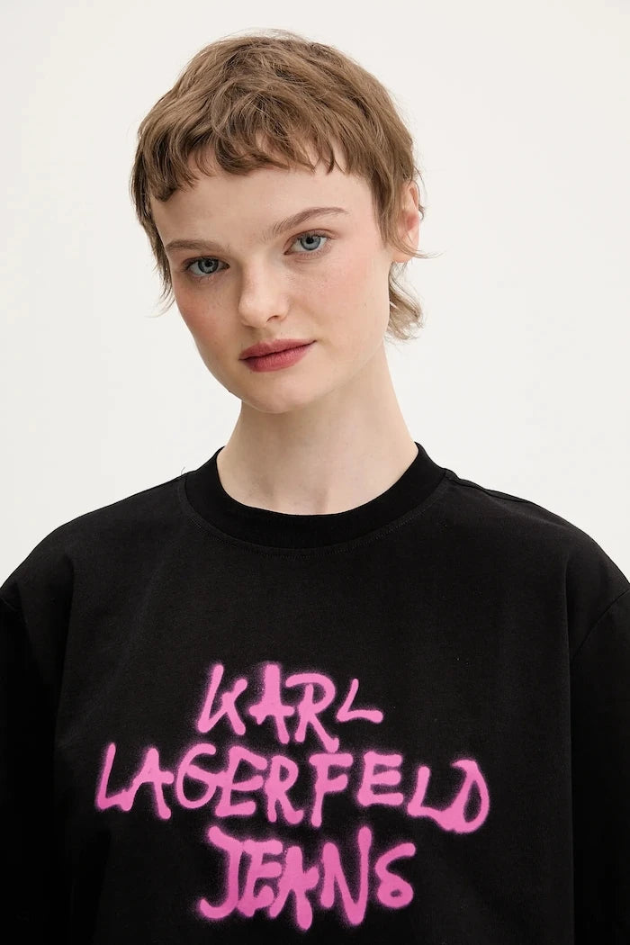 Памучна тениска Karl Lagerfeld Jeans
