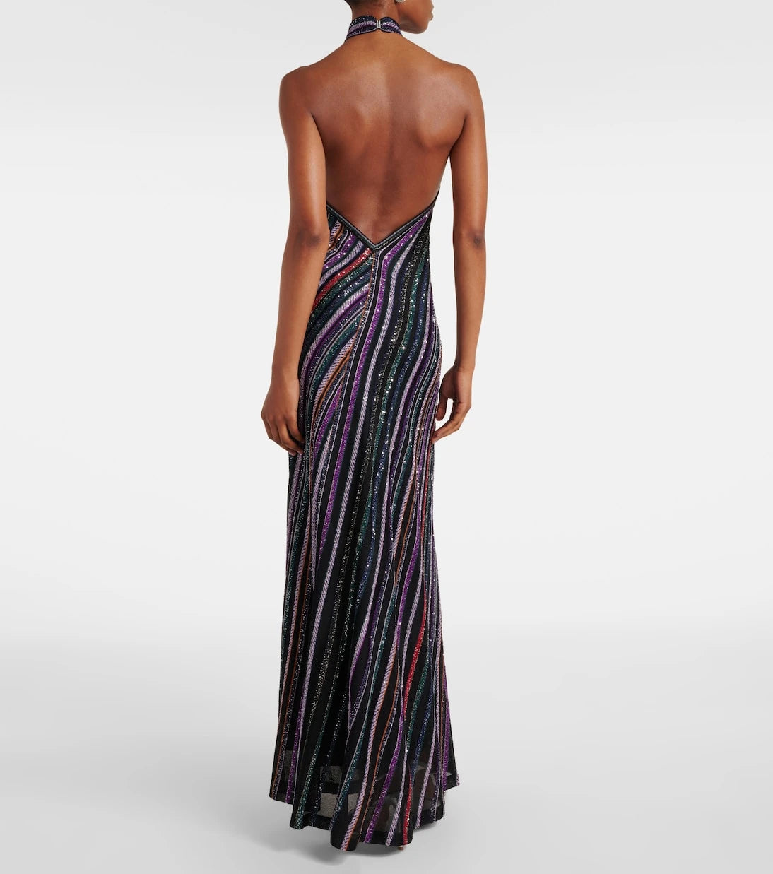 Missoni - Sequined striped gown