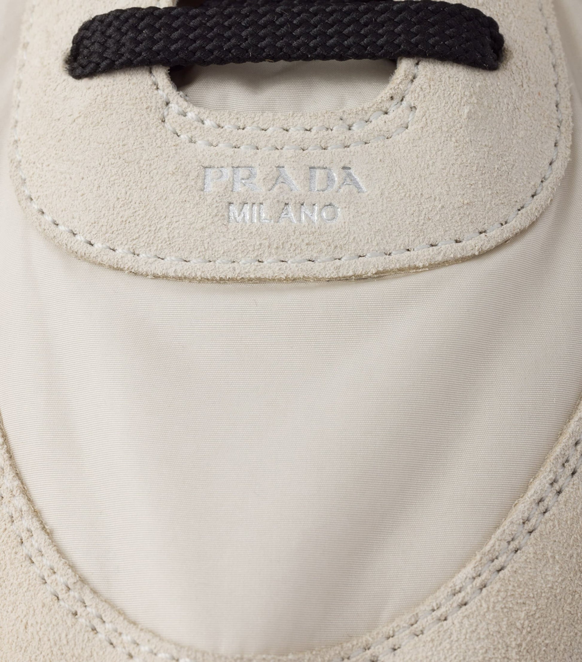 Re-Nylon and Suede Collapse Sneakers