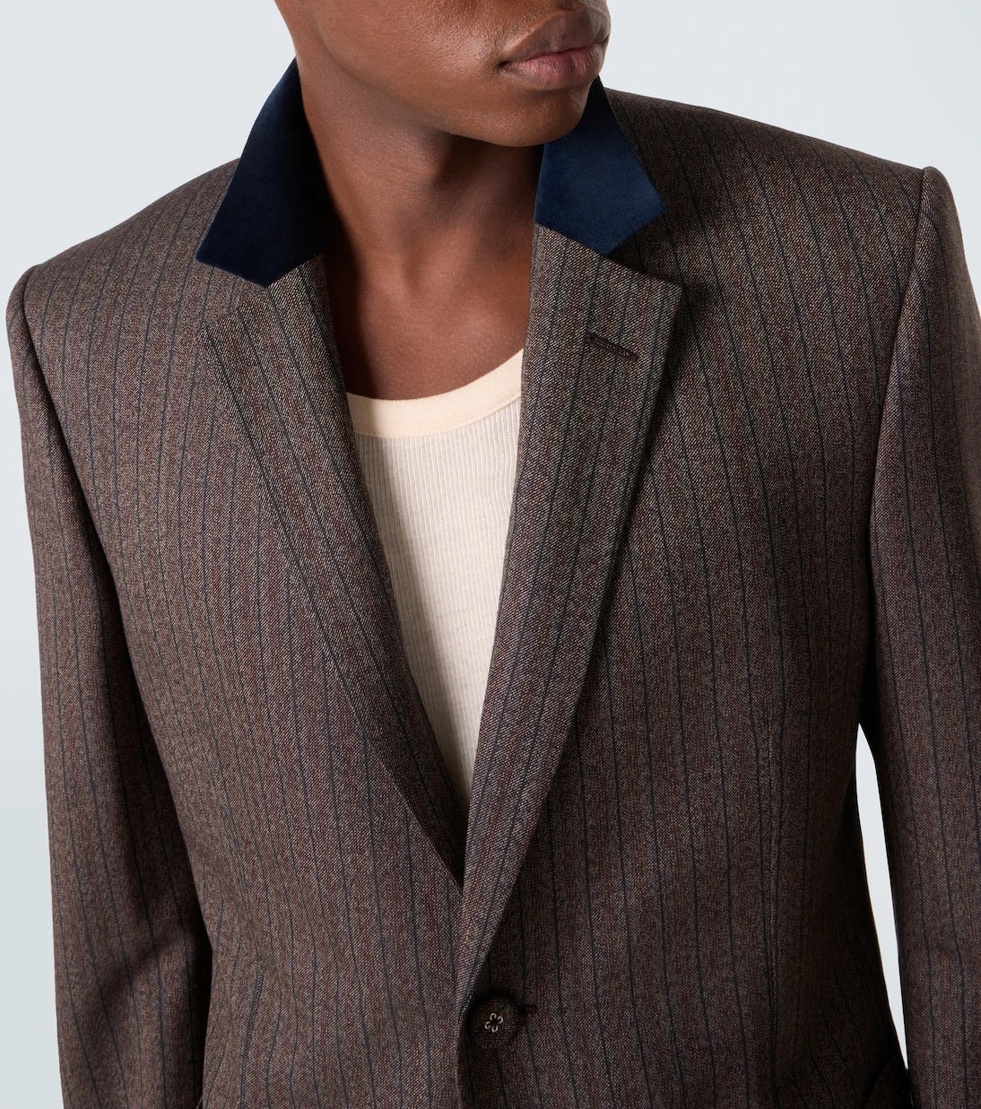 Wales Bonner - Alto pinstripe wool-blend blazer