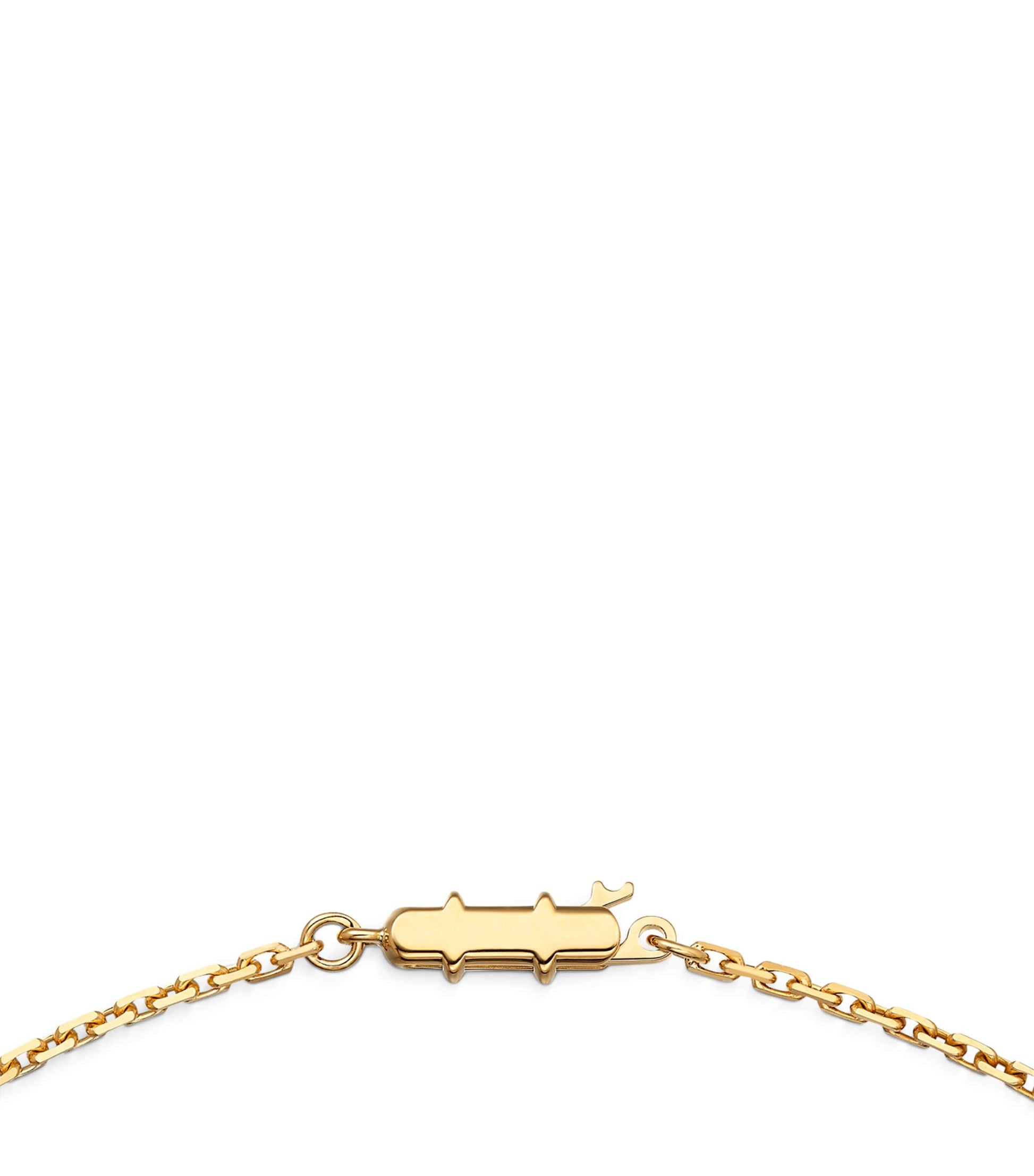 Yellow Gold and Diamond LOVE Necklace