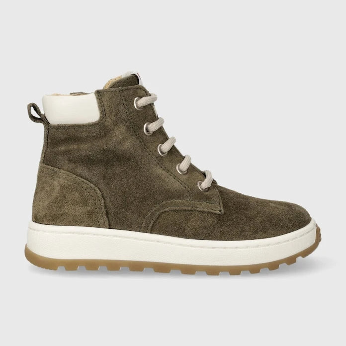Детски половинки обувки от велур Pom D'api FLOW BOOTS