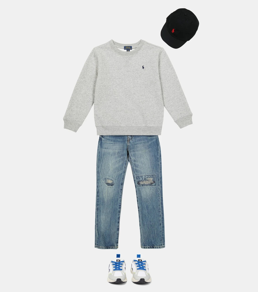 Polo Ralph Lauren Kids - Logo cotton-blend jersey sweatshirt