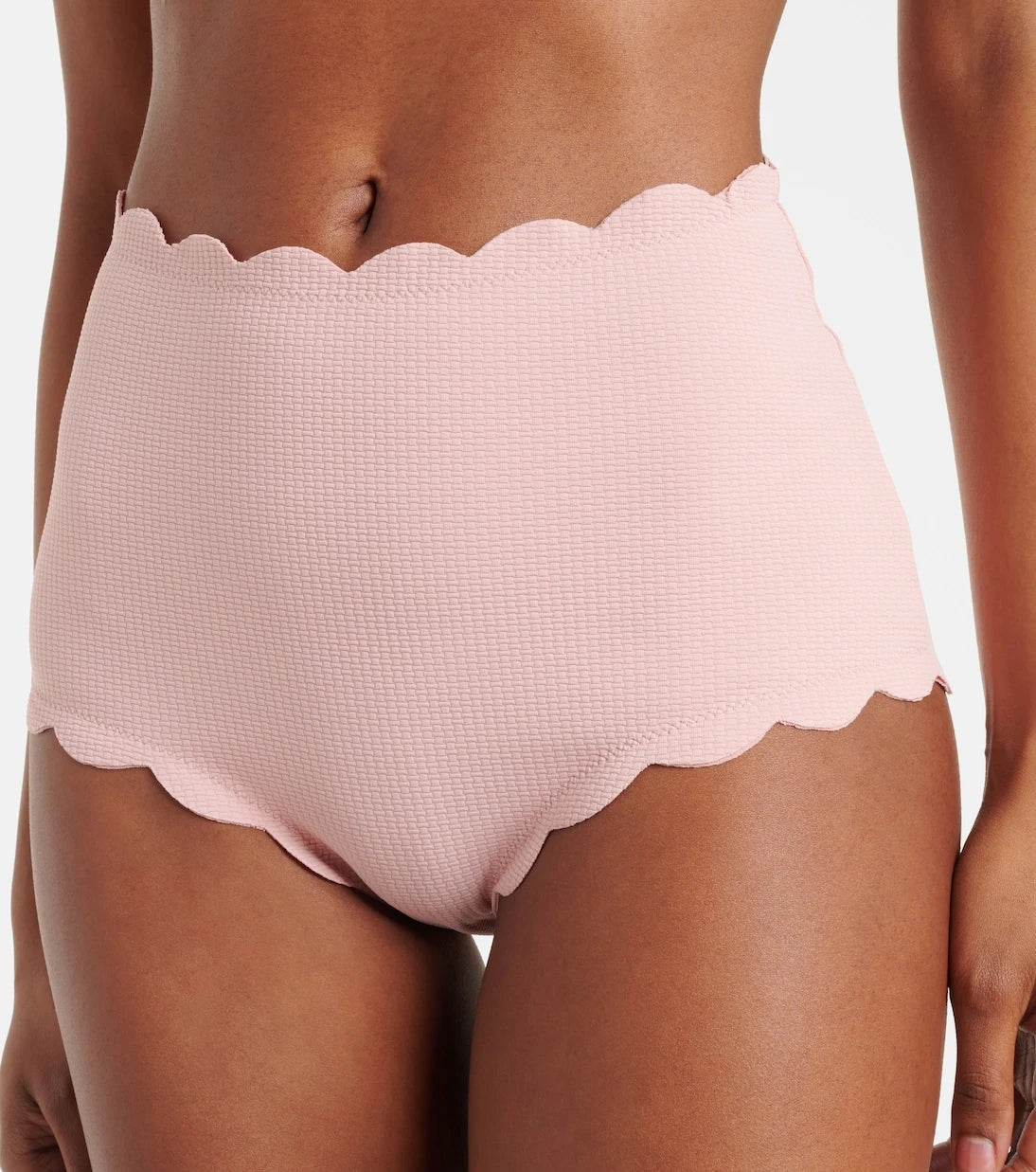 Marysia - Santa Monica scalloped bikini bottoms