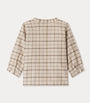 Cotton-Wool Check Half-Button Shirt (6-18 Months)