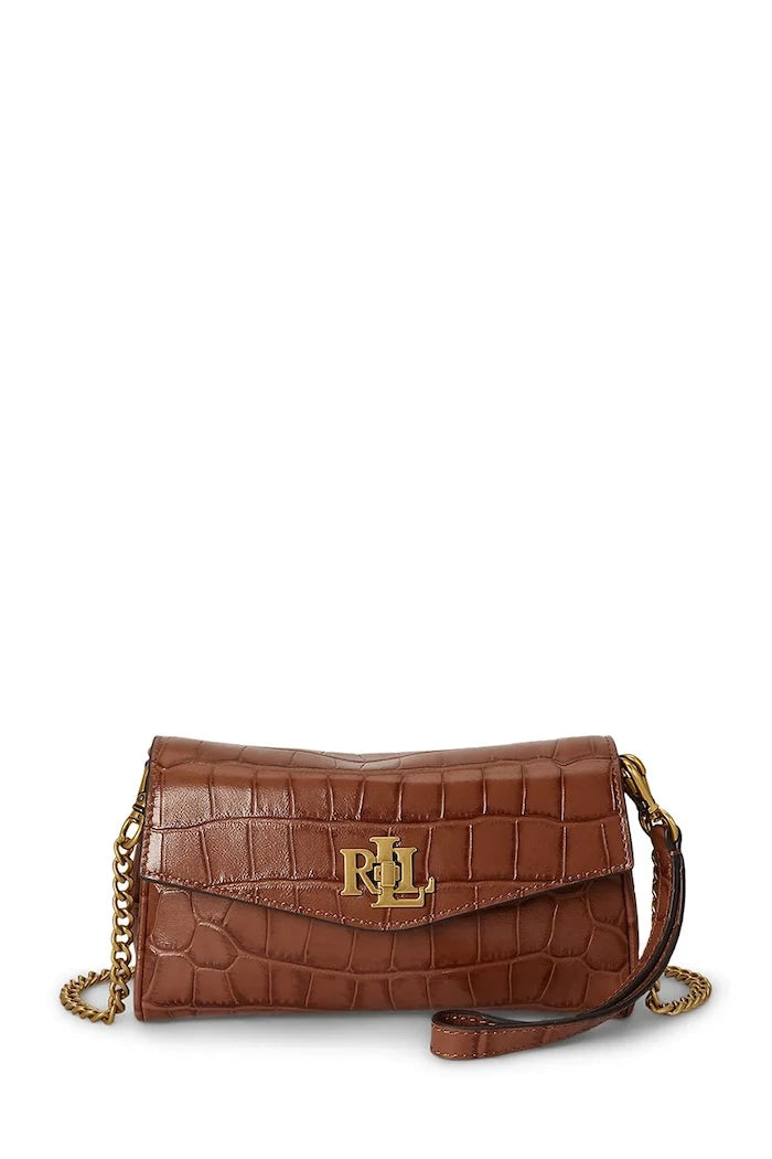 Lauren Ralph Lauren kadın deri crossbody çanta