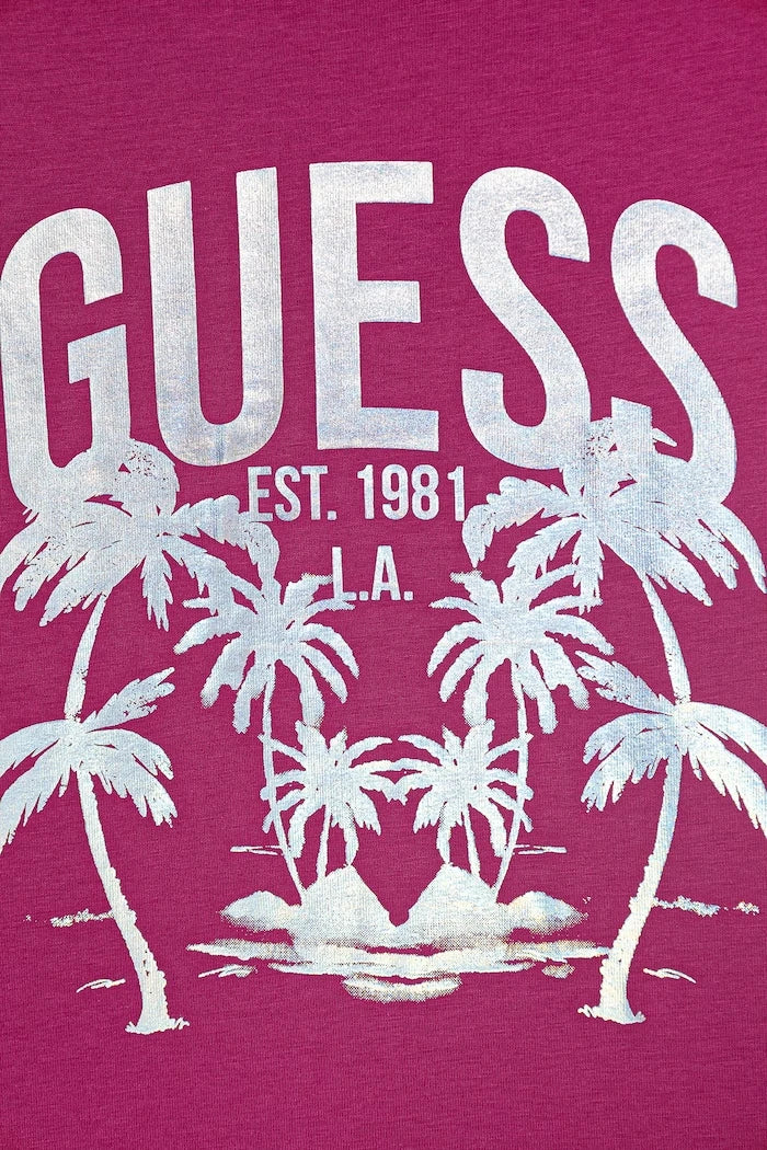 Guess Çocuklar için pamuklu elastanlı tişört
