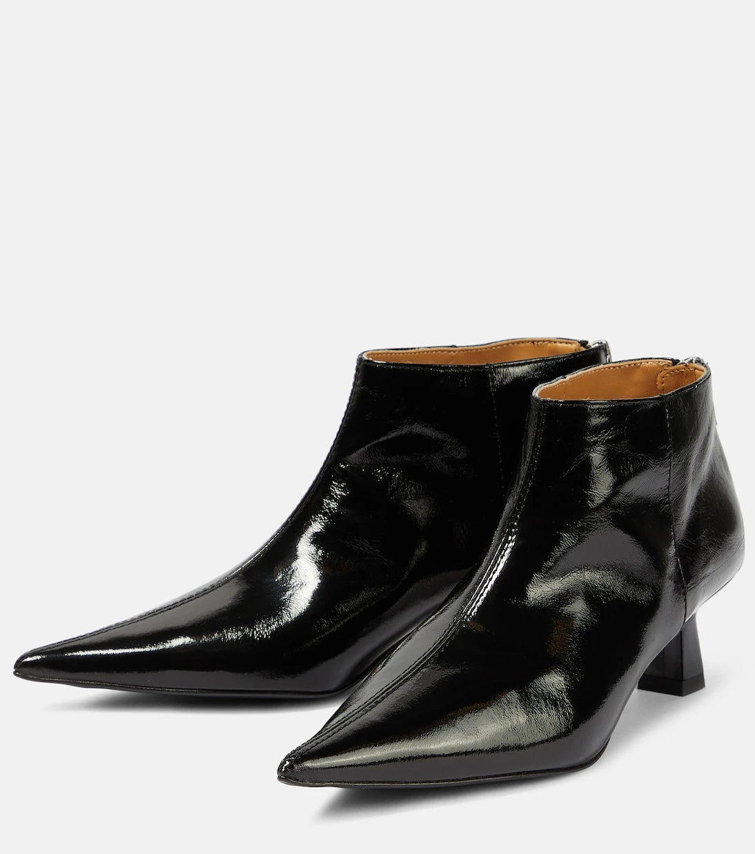 Ganni - Zip-up ankle boots