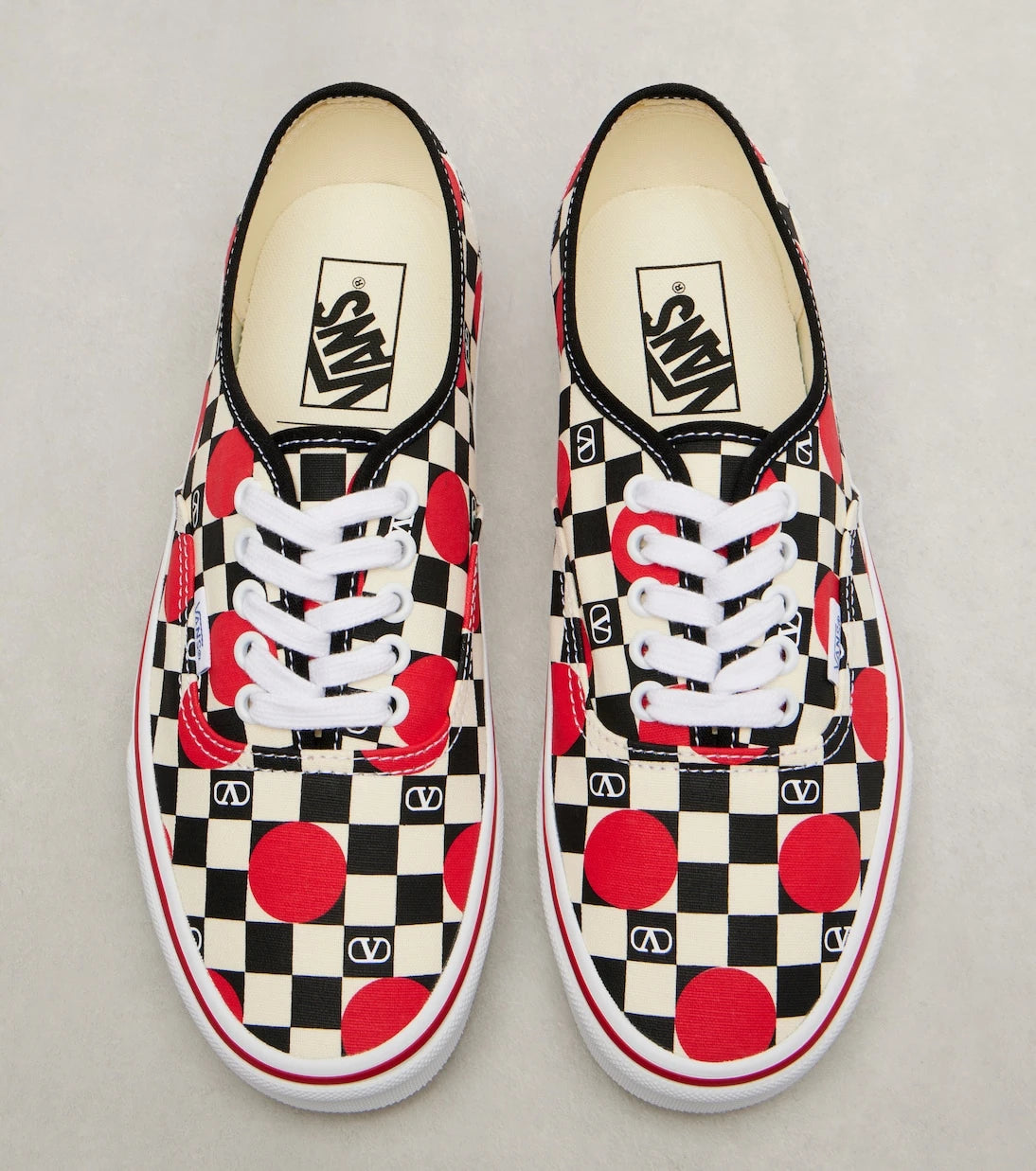 Valentino Garavani - and Vans VLogo canvas sneakers