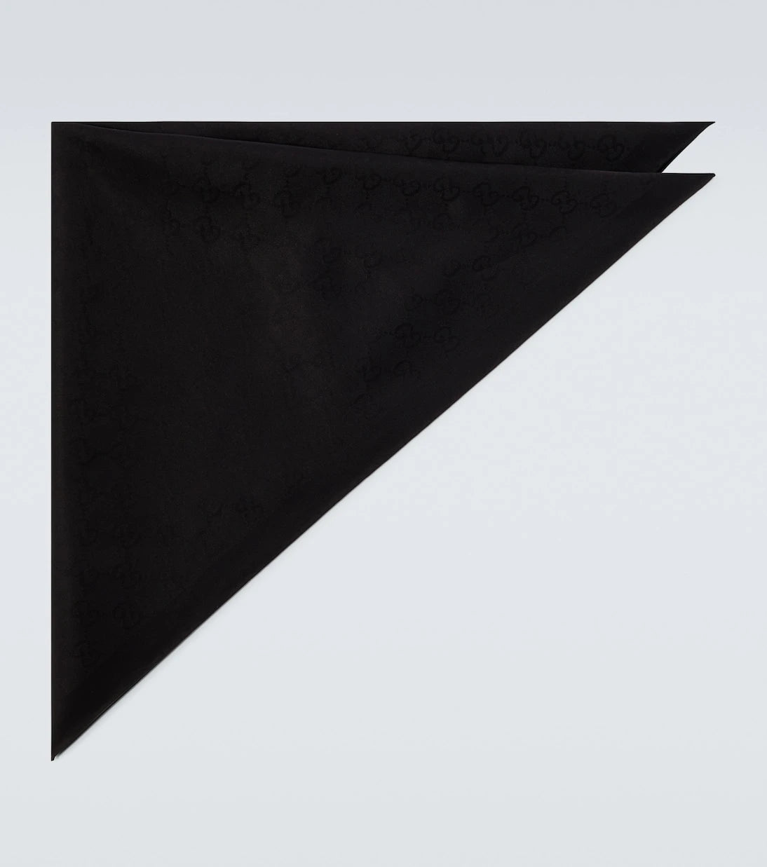 Gucci - GG cotton and silk pocket square