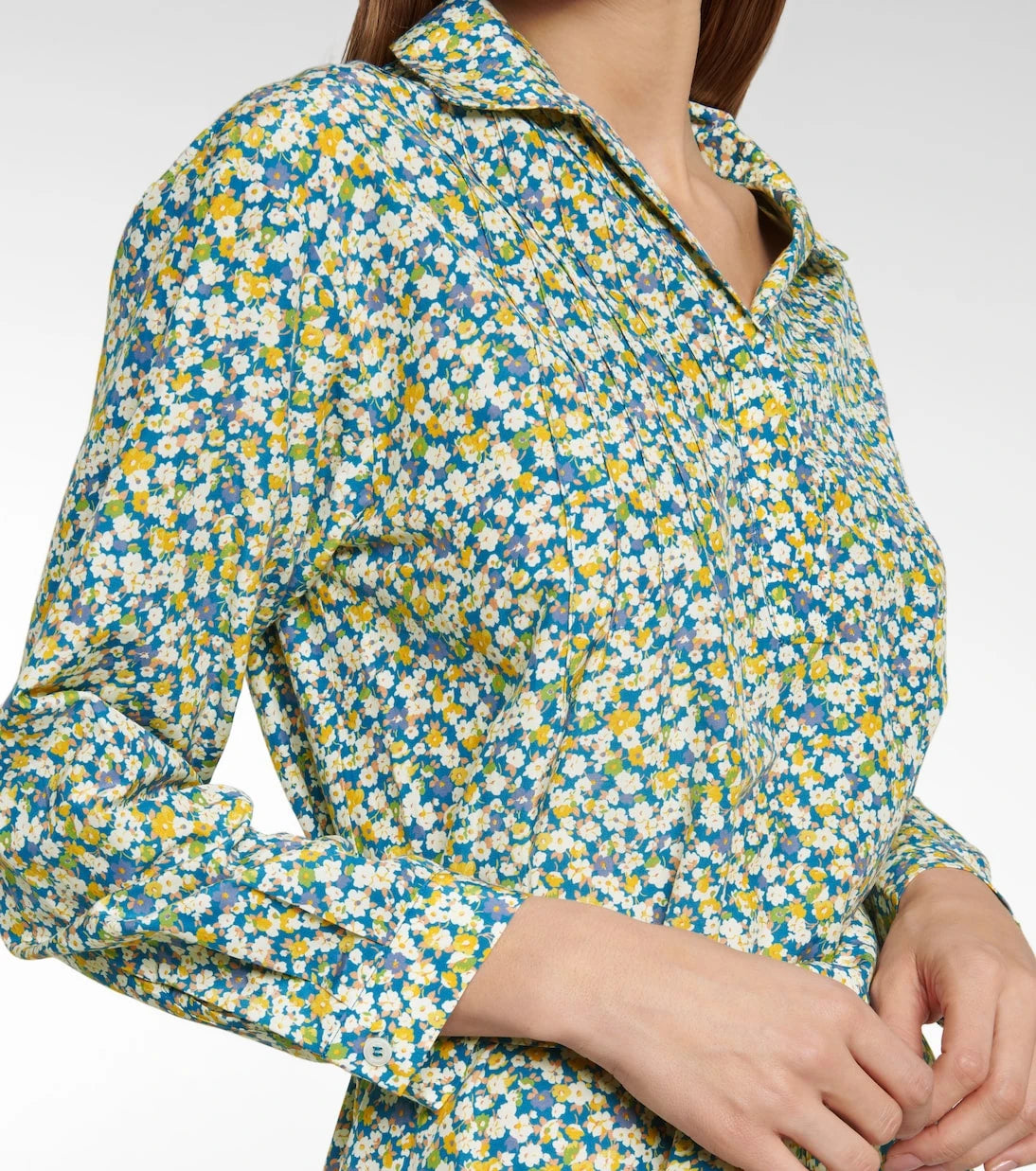 A.P.C. - Melissa floral silk and cotton minidress