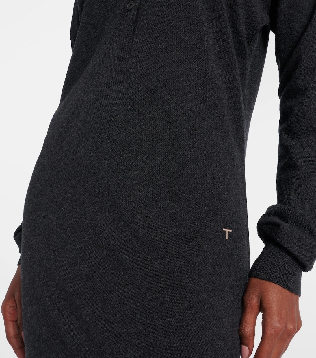 Tod's - Wool and silk polo dress