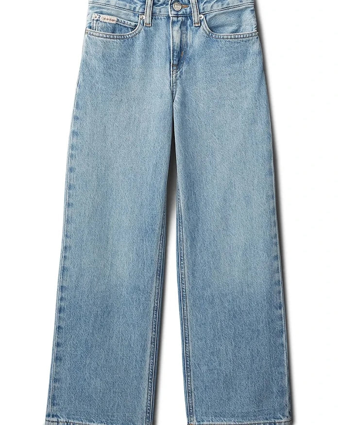 Calvin Klein Jeans çocuklar için wide leg jean