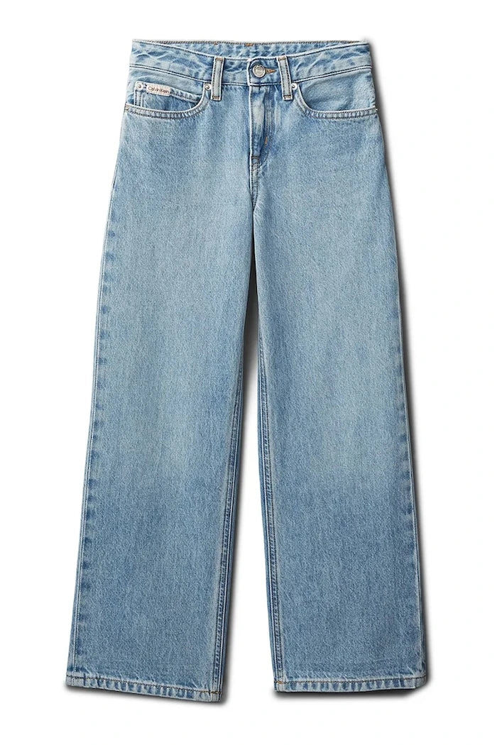 Calvin Klein Jeans çocuklar için wide leg jean