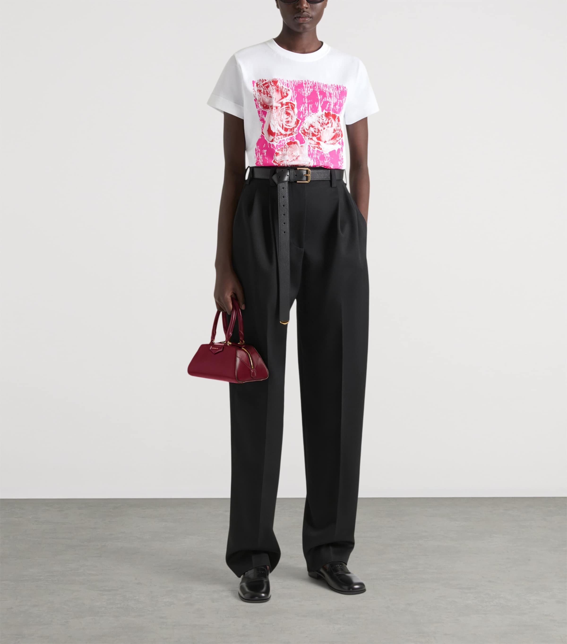 Givenchy Mini Leather Antigona Cube East-West Top-Handle Bag