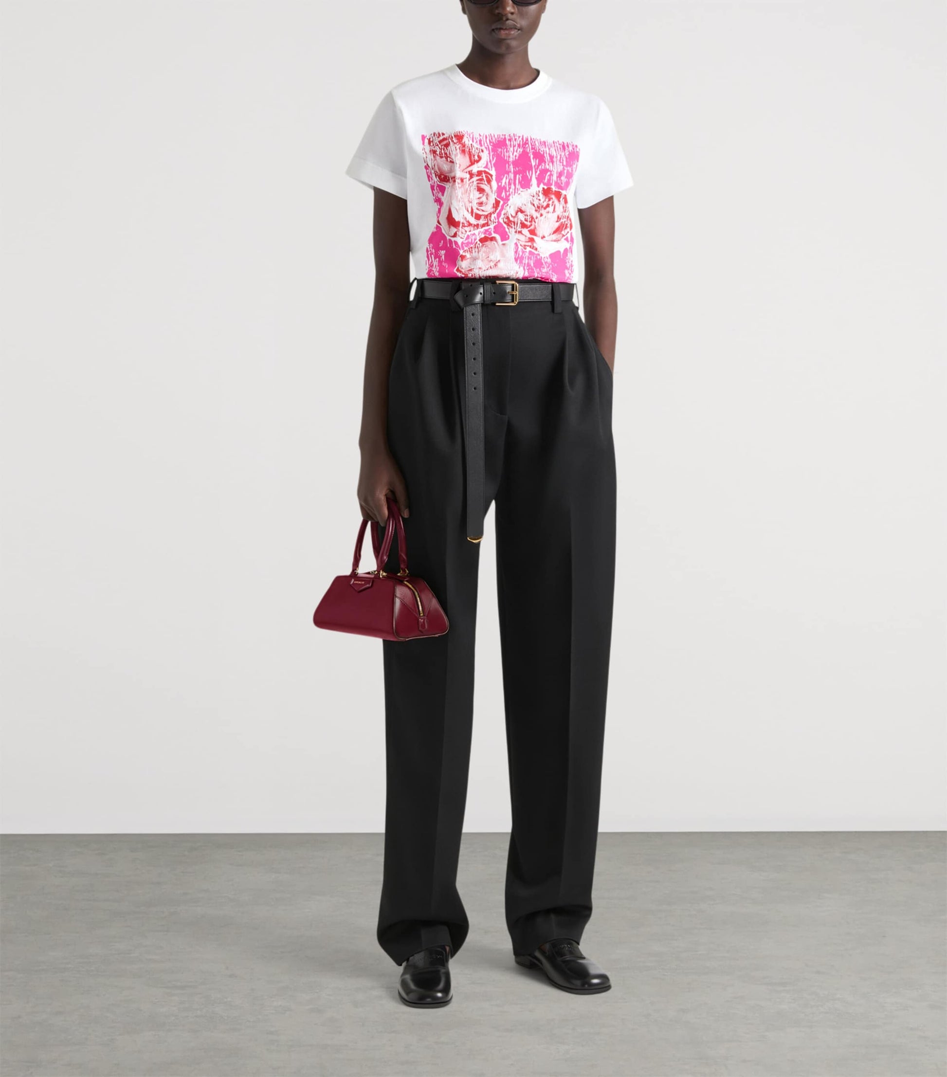 Givenchy Mini Leather Antigona Cube East-West Top-Handle Bag