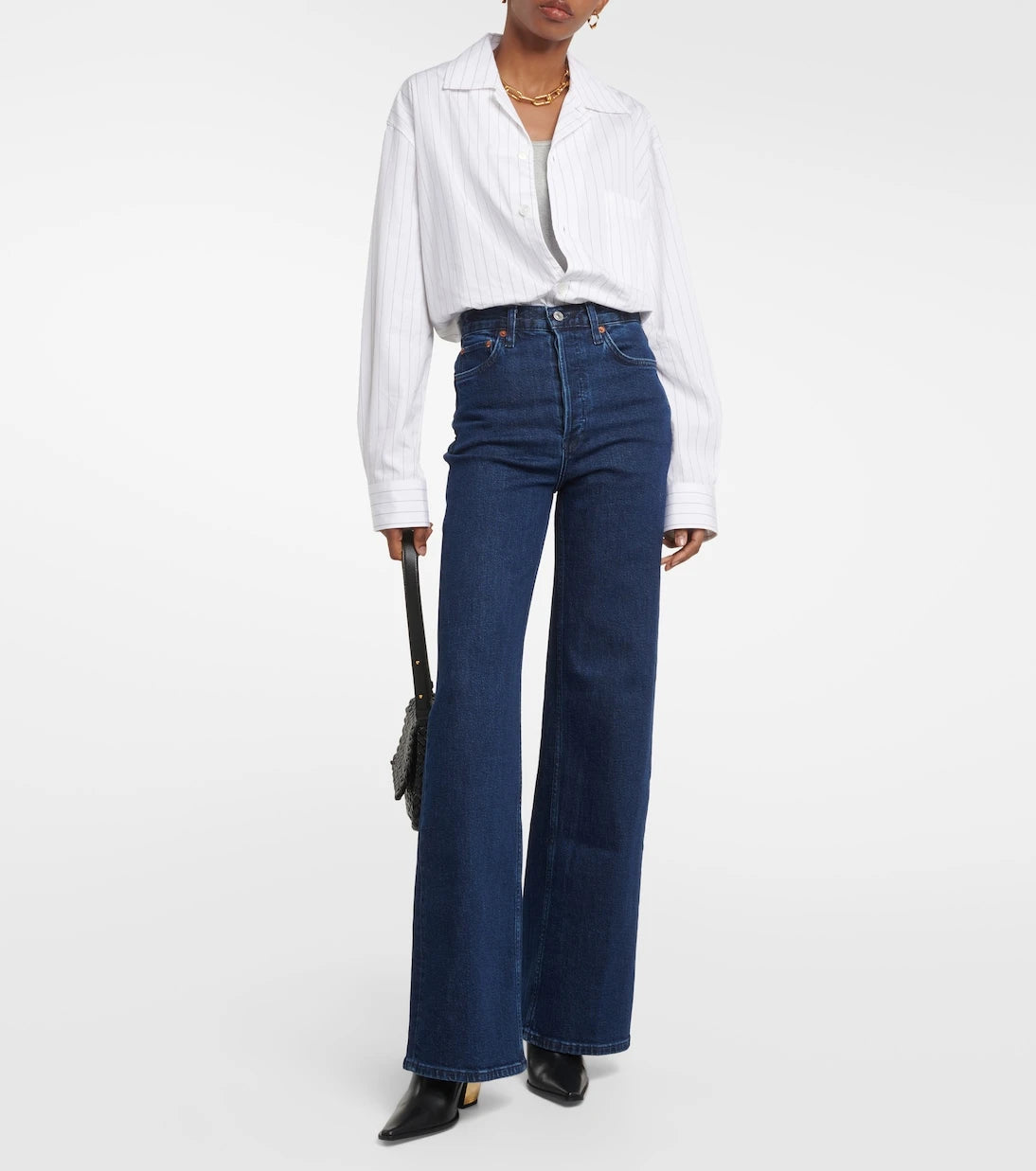 Re/Done - High-rise straight jeans