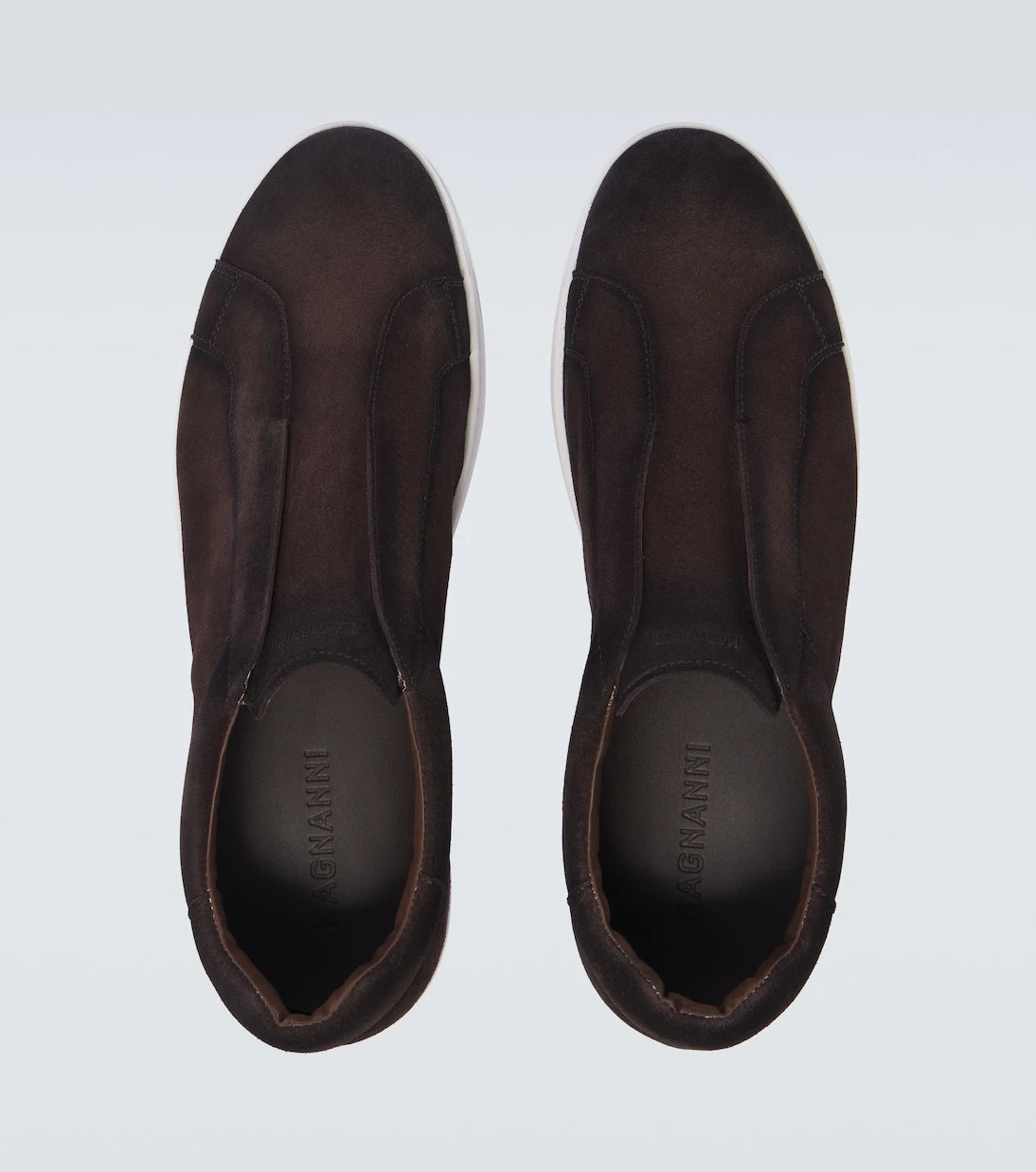 Magnanni - Open suede sneakers
