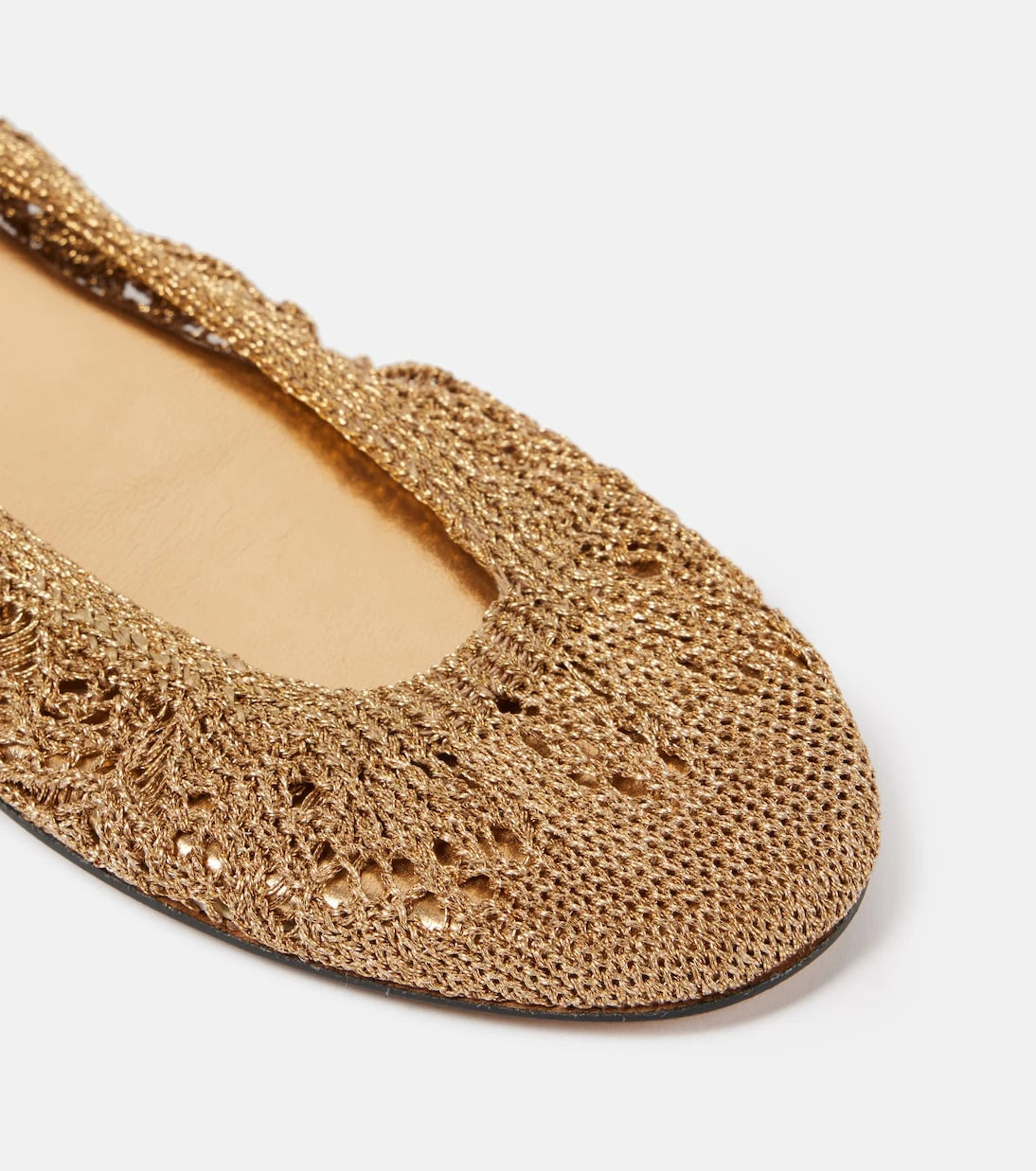 Isabel Marant - Belna metallic ballet flats