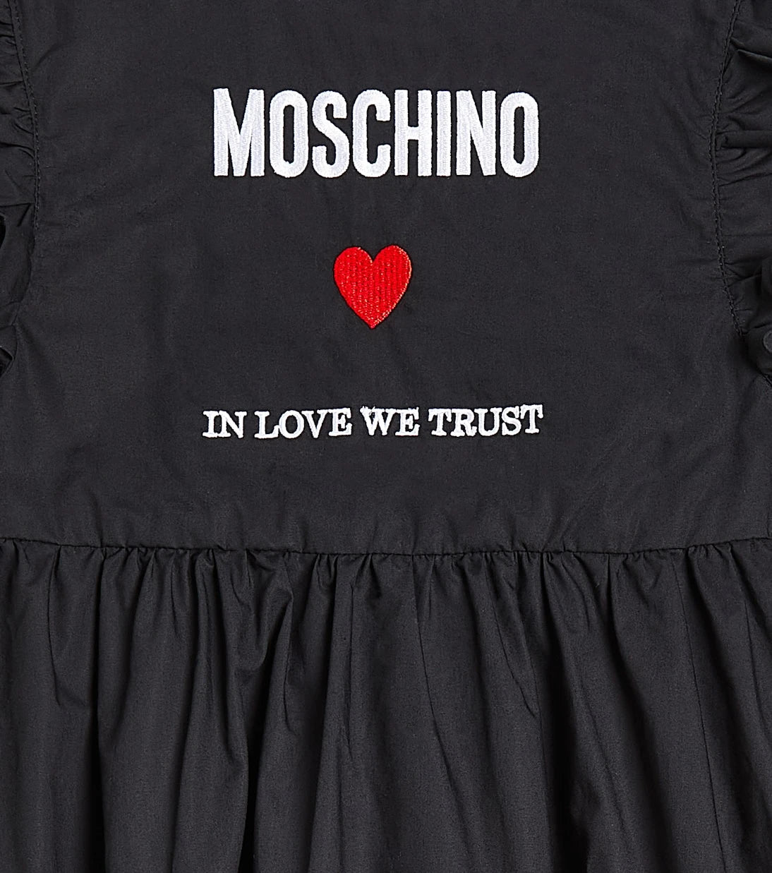 Moschino Kids - Logo cotton dress